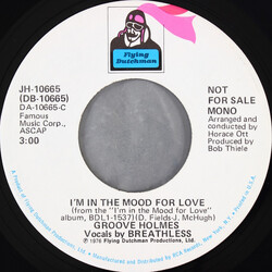 Richard "Groove" Holmes I'm In The Mood For Love USED VINYL 7INCH 45 RPM PROMO STEREO MONO