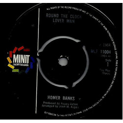 Homer Banks Round The Clock Lover Man / Foolish Hearts Break Fast USED VINYL 7INCH SINGLE 45 RPM