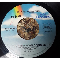 The Afternoon Delights General Hospi-tale USED VINYL 7INCH SINGLE 45 RPM