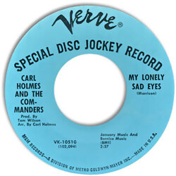 Carl Holmes & The Commanders Telegram / My Lonely Sad Eyes USED VINYL 7INCH 45 RPM PROMO