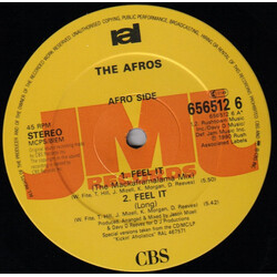 The Afros Feel It USED VINYL 12INCH 45 RPM