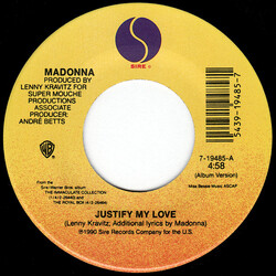 Madonna Justify My Love VINYL 7" USED