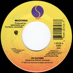 Madonna Oh Father VINYL 7" USED