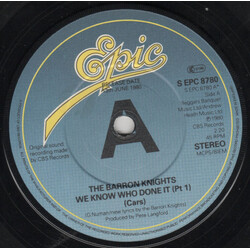 The Barron Knights We Know Who Done It (Pt 1) (Cars) USED VINYL 7INCH PROMO SINGLE 45 RPM