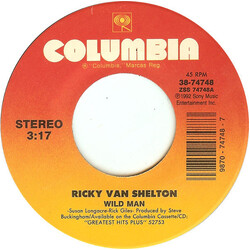Ricky Van Shelton Wild Man USED VINYL 7INCH 45 RPM