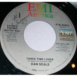 Dan Seals Three Time Loser USED VINYL 7INCH 45 RPM PROMO