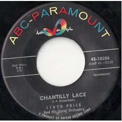Lloyd Price And His Orchestra Chantilly Lace / Strings Of Pearls USED VINYL 7INCH SINGLE 45 RPM