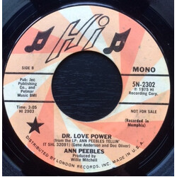 Ann Peebles Dr. Love Power / Dr Love Power USED VINYL 7INCH 45 RPM SINGLE PROMO