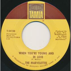 The Marvelettes When You're Young And In Love USED VINYL 7INCH 45 RPM SINGLE