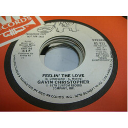 Gavin Christopher Feelin' The Love USED VINYL 7INCH 45 RPM SINGLE STEREO MONO PROMO