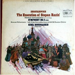 Dmitri Shostakovich / Moscow Philharmonic Orchestra / Kiril Kondrashin Execution Of Stepan Rasin - Symphony No. 9 Vinyl LP USED