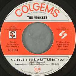 The Monkees A Little Bit Me, A Little Bit You USED VINYL 7INCH 45 RPM SINGLE