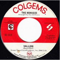 The Monkees Valleri USED VINYL 7INCH 45 RPM SINGLE