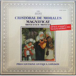 Cristóbal de Morales / Pro Cantione Antiqua Magnificat / Motetten Vinyl LP USED