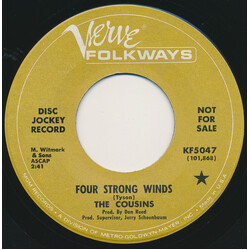 The Cousins (5) Four Strong Winds Vinyl 7" USED