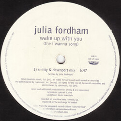 Julia Fordham Wake Up With You (The I Wanna Song) (Remixes) VINYL 12" USED