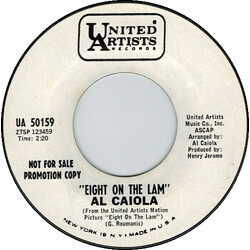 Al Caiola Eight On The Lam Vinyl 7" USED