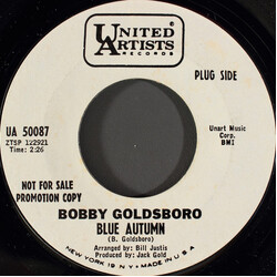 Bobby Goldsboro Blue Autumn Vinyl 7" USED