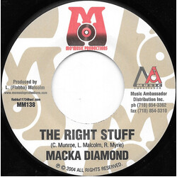 Macka Diamond / Kid Kurrupt The Right Stuff / Grey & Old USED VINYL 7INCH 45 RPM