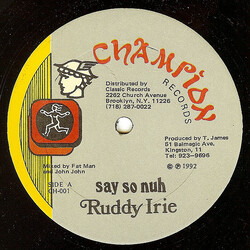 Ruddy Irie / Bunny General Say So Nuh / Jamaican Girl USED VINYL 12INCH 45 RPM