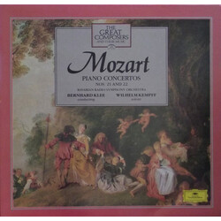 Wolfgang Amadeus Mozart / Symphonie-Orchester Des Bayerischen Rundfunks / Bernhard Klee / Wilhelm Kempff Piano Concertos Nos. 21 And 22 Vinyl LP USED