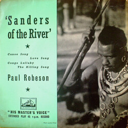 Paul Robeson Sanders Of The River USED VINYL 7INCH EP 45 RPM