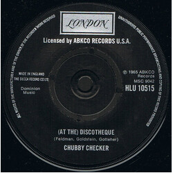 Chubby Checker (At The) Discotheque / Slow Twistin' USED VINYL 7INCH 45 RPM SINGLE