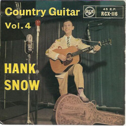 Hank Snow Country Guitar Vol. 4 USED VINYL 7INCH 45 RPM EP REPRESS