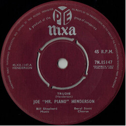Joe "Mr Piano" Henderson Trudie / Love Is The Sweetest Thing USED VINYL 7INCH 45 RPM SINGLE
