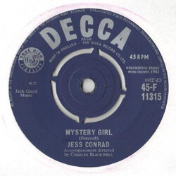 Jess Conrad Mystery Girl / The Big White House USED VINYL 7INCH 45 RPM