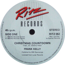 Frank Kelly (2) Christmas Countdown / Yuletide Moonshine USED VINYL 7INCH SINGLE 45 RPM