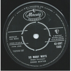 Brook Benton So Many Ways USED VINYL 7INCH 45 RPM SINGLE
