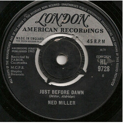 Ned Miller Just Before Dawn USED VINYL 7INCH 45 RPM SINGLE