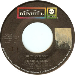 The Grass Roots Baby Hold On USED VINYL 7INCH 45 RPM SINGLE
