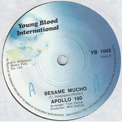 Apollo 100 Besame Mucho Vinyl 7" USED