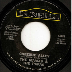 The Mamas & The Papas Creeque Alley / Did You Ever Want To Cry USED VINYL 7INCH 45 RPM SINGLE