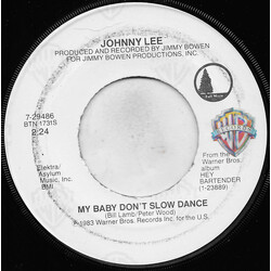 Johnny Lee (3) My Baby Don't Slow Dance USED VINYL 7INCH 45 RPM SINGLE