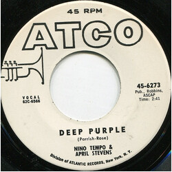Nino Tempo & April Stevens Deep Purple USED VINYL 7INCH 45 RPM SINGLE PROMO