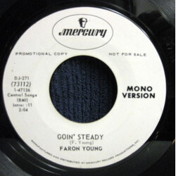Faron Young Goin' Steady USED VINYL 7INCH 45 RPM PROMO