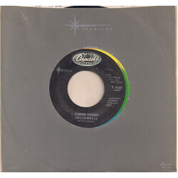 Faron Young Live Fast, Love Hard, Die Young / Hello Walls USED VINYL 7INCH 45 RPM SINGLE REISSUE