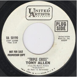 Tony Allen (10) Triple Cross / Now Is Forever (Love Theme) USED VINYL 7INCH 45 RPM PROMO