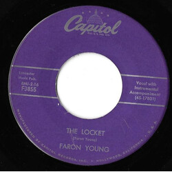 Faron Young The Locket / Snowball USED VINYL 7INCH 45 RPM