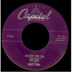 Les Paul / Mary Ford Mockin' Bird Hill / Chicken Reel USED VINYL 7INCH 45 RPM SINGLE