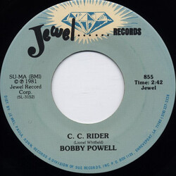 Bobby Powell C. C. Rider / I'm Gonna Leave You USED VINYL 7INCH 45 RPM REISSUE MONO