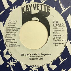 Facts Of Life We Can't Hide It Anymore USED VINYL 7INCH 45 RPM PROMO