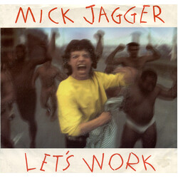 Mick Jagger Let's Work USED VINYL 7INCH 45 RPM SINGLE
