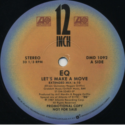 EQ (4) Let's Make A Move Vinyl 12" USED