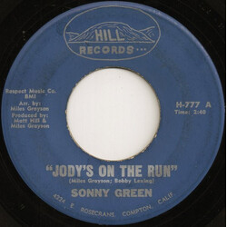 Sonny Green Jody's On The Run / If You Want Me To Keep On Loving You USED VINYL 7INCH 45 RPM SINGLE