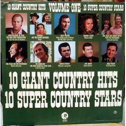 Various 10 Giant Country Hits By 10 Super Country Stars, Volume One Vinyl LP USED