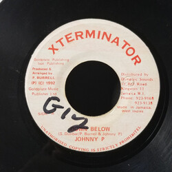 Johnny P Down Below USED VINYL 7INCH 45 RPM